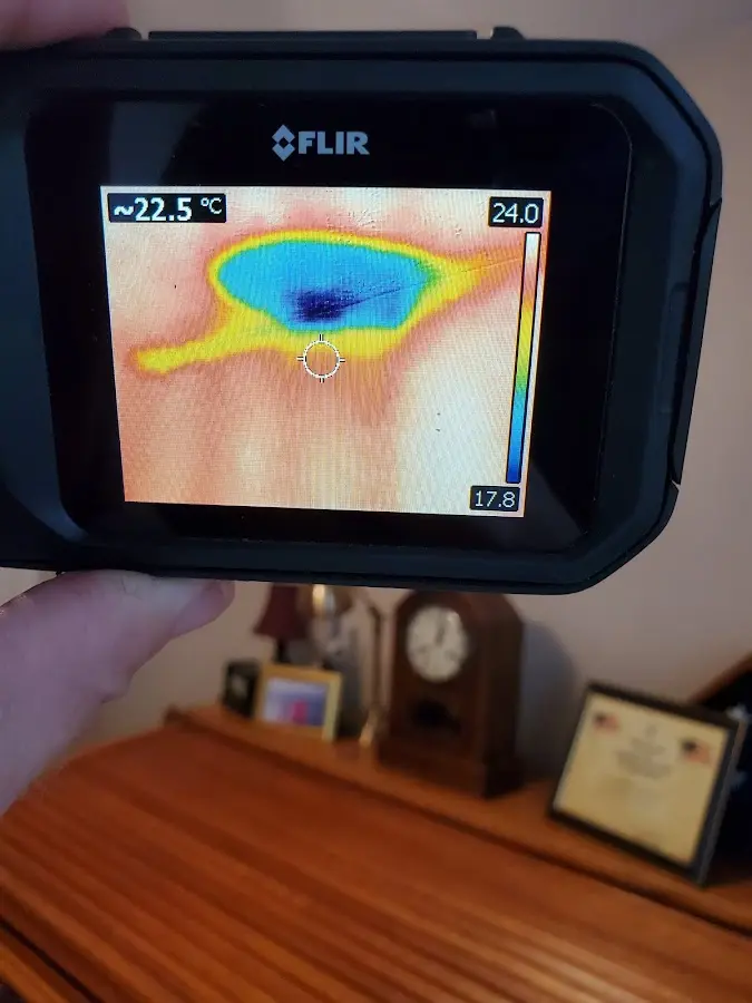 Thermal imaging inspection for water damage in Coronado