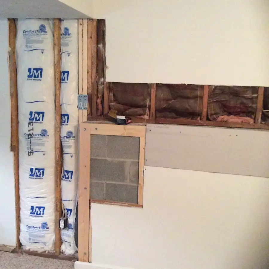 Wall insulation replacement during Contents Cleaning & Restoration in Coronado